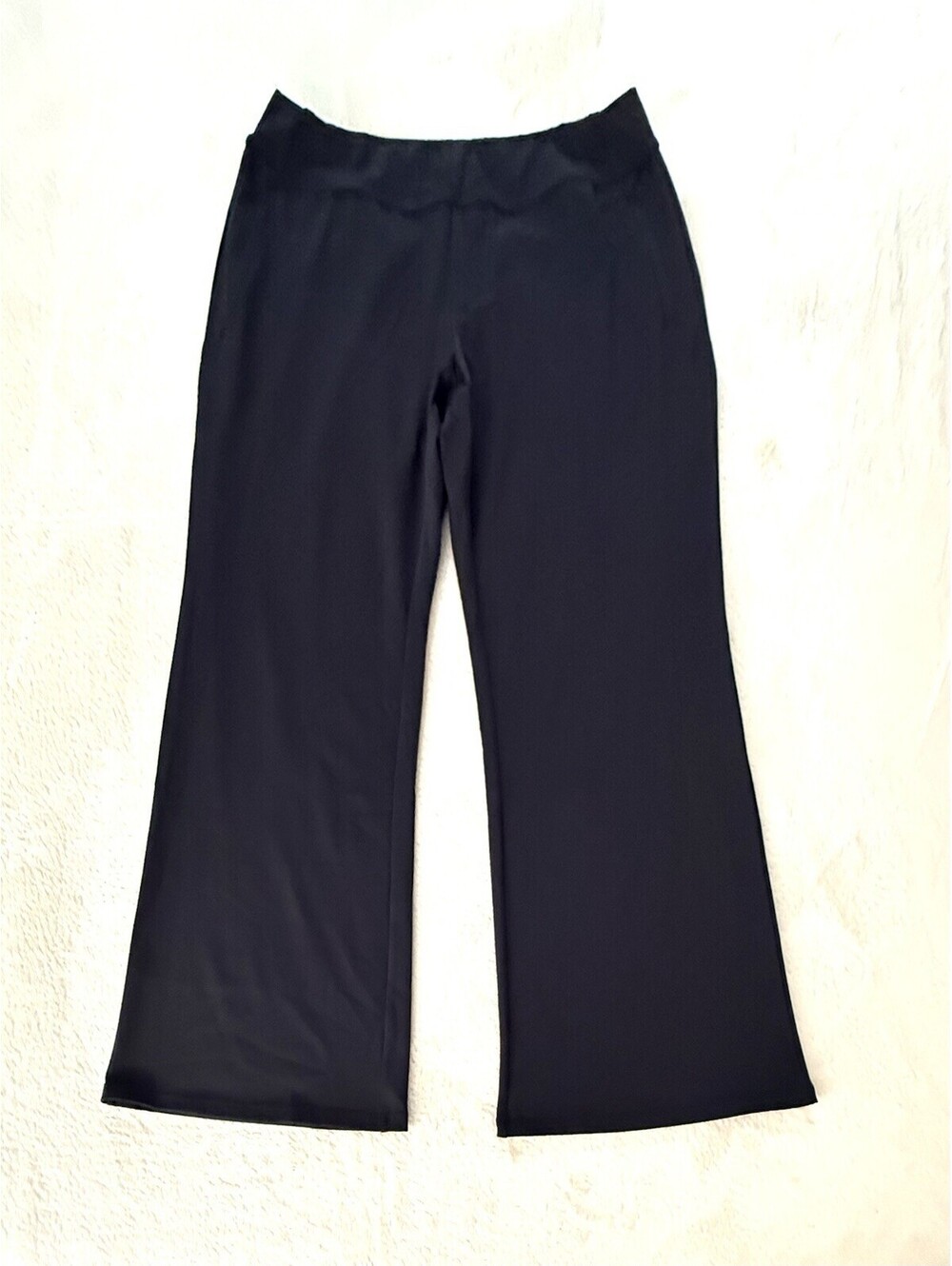 Halara Women’s Black Pull-On Flared Bootcut Pants Pockets Plus 1X Yoga